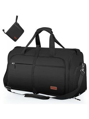 Garment Duffel Bag Travel Foldable Suit Bag Carry On Weekender With Shoe Pocket